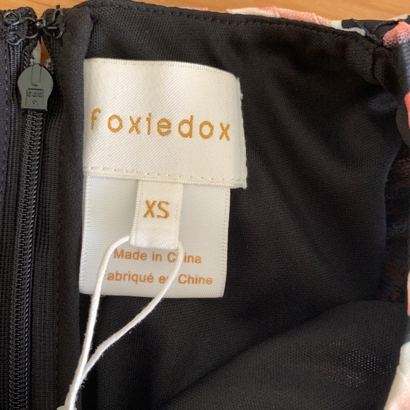 Foxiedox Jasmine Lace Pleated Floral Midi Dress XS - Picture 12 of 16